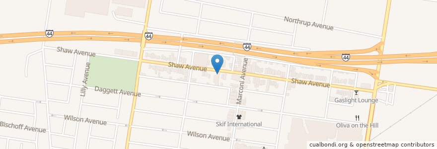 Mapa de ubicacion de Charlie Gitto's en Estados Unidos Da América, Missouri, City Of Saint Louis, St. Louis.