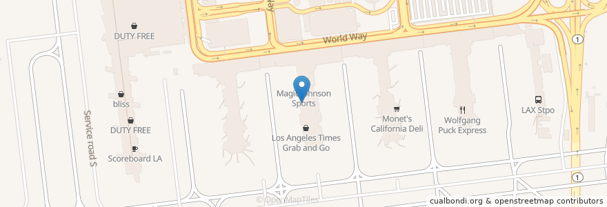 Mapa de ubicacion de Rock & Brews en الولايات المتّحدة الأمريكيّة, كاليفورنيا, مقاطعة لوس أنجلس, لوس أنجلس.