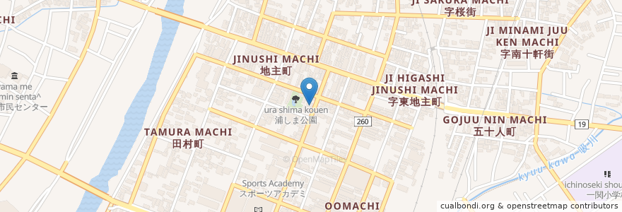 Mapa de ubicacion de 庵どう en Japón, Prefectura De Iwate, 一関市.