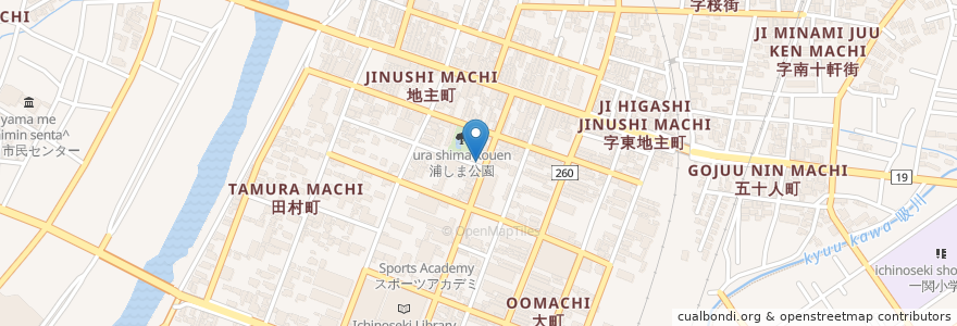 Mapa de ubicacion de アビエント en Япония, Иватэ, 一関市.