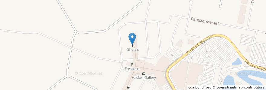 Mapa de ubicacion de Shula's en ایالات متحده آمریکا, فلوریدا, شهرستان دووال، فلوریدا, جکسون‌ویل.