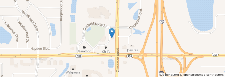 Mapa de ubicacion de First Watch en Соединённые Штаты Америки, Флорида, Sarasota County.