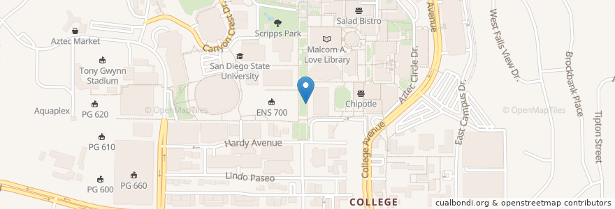 Mapa de ubicacion de Safety Escort Phone en Estados Unidos De América, California, San Diego County, San Diego.