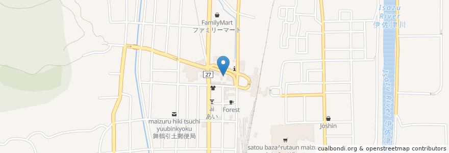 Mapa de ubicacion de ニッポンレンタカー en 日本, 京都府, 舞鶴市.