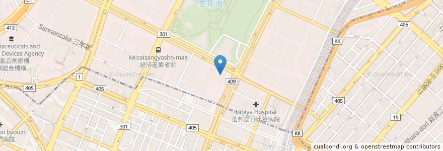 Mapa de ubicacion de LA VERDE en ژاپن, 東京都, 千代田区.