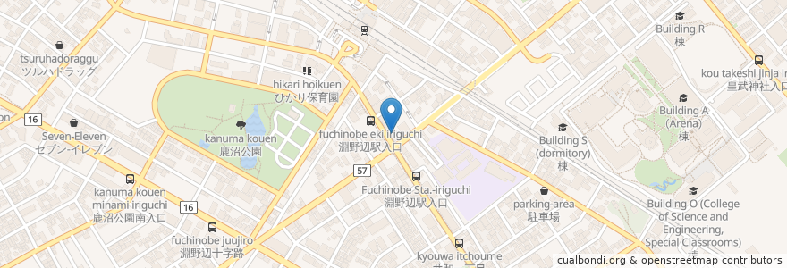 Mapa de ubicacion de あのたに歯科医院 en اليابان, كاناغاوا, 相模原市, 中央区.