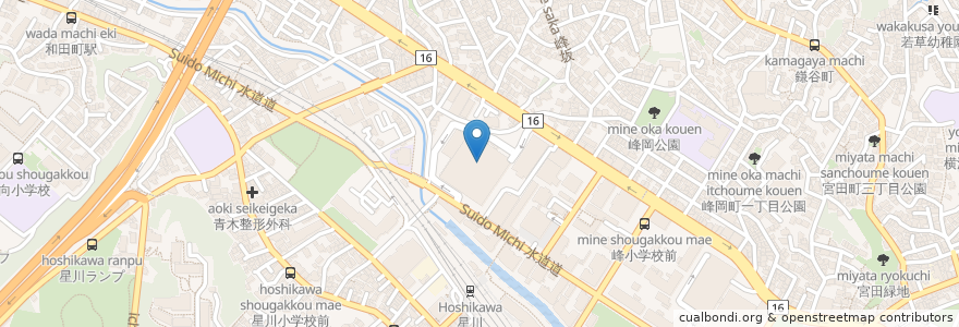 Mapa de ubicacion de ふるた歯科 en Japão, 神奈川県, 横浜市, 保土ヶ谷区.