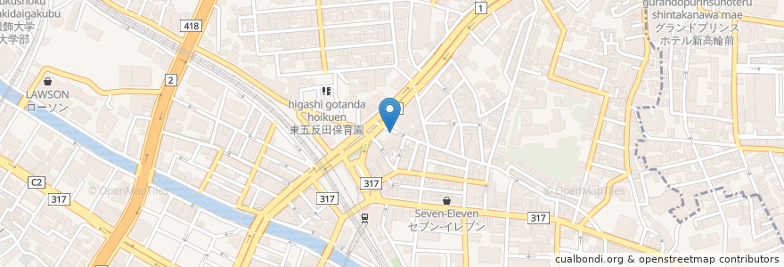 Mapa de ubicacion de プエルト en 日本, 東京都, 品川区.
