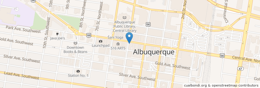 Mapa de ubicacion de Last Call en Amerika Syarikat, New Mexico, Bernalillo County, Albuquerque.