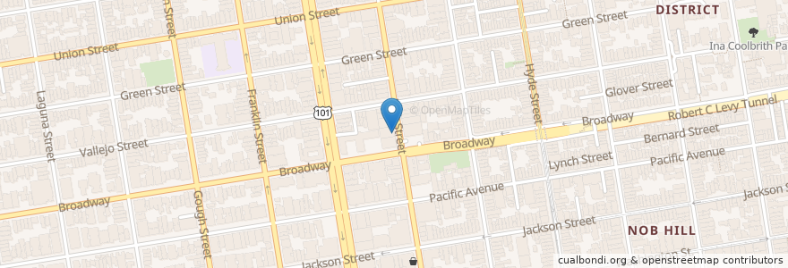 Mapa de ubicacion de Fusion Poki en United States, California, San Francisco City And County, San Francisco.