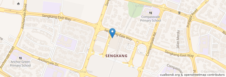 Mapa de ubicacion de OCBC en シンガポール, Northeast.