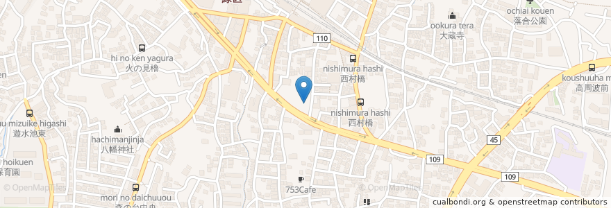 Mapa de ubicacion de みどり寺山保育園 en Japon, Préfecture De Kanagawa, 横浜市, 緑区.