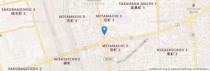 Mapa de ubicacion de やよい軒 en Japão, 埼玉県, さいたま市, 大宮区.