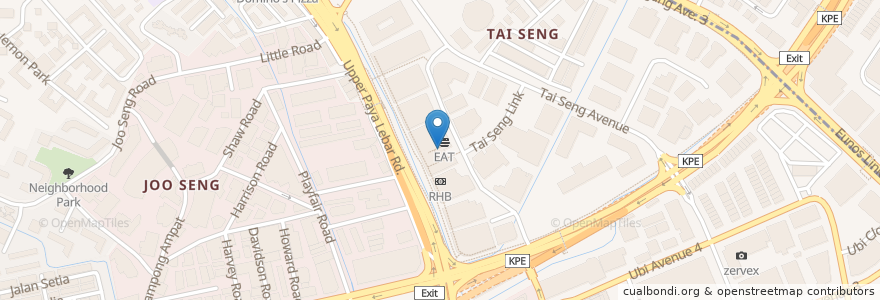 Mapa de ubicacion de 18 grill en シンガポール, Southeast.