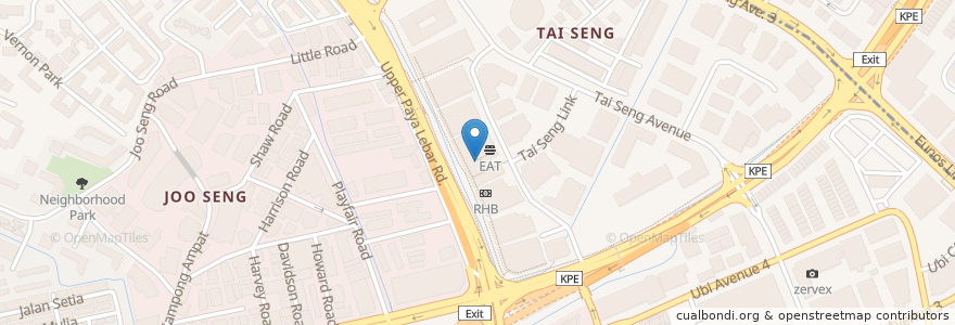 Mapa de ubicacion de Tsuta Japanese Soba Noodles en Singapur, Southeast.