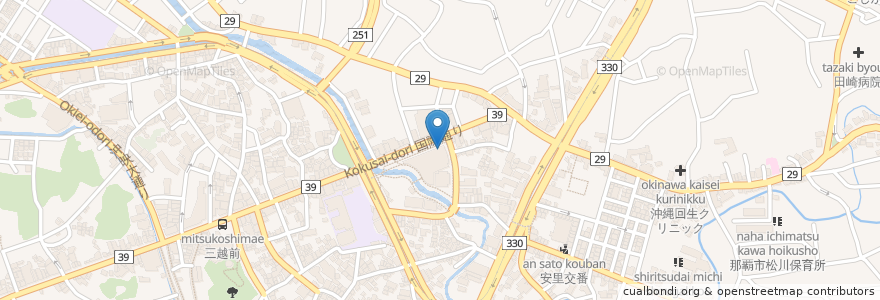 Mapa de ubicacion de レッドロブスター en Japon, Préfecture D'Okinawa, 那覇市.