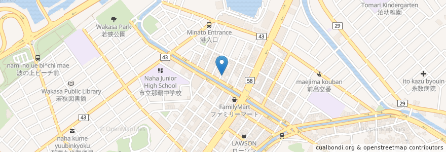 Mapa de ubicacion de Ijihu en 日本, 沖縄県, 那覇市.