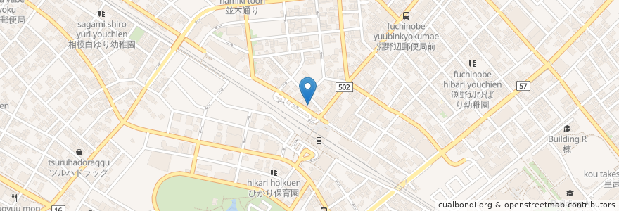 Mapa de ubicacion de 不二家 en Japão, 神奈川県, 相模原市, 中央区.