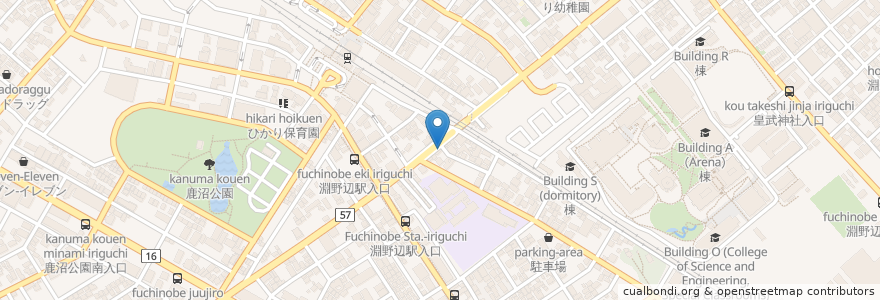Mapa de ubicacion de 小料理 蝶蝶 en Japón, Prefectura De Kanagawa, 相模原市, Barrio Chuo.