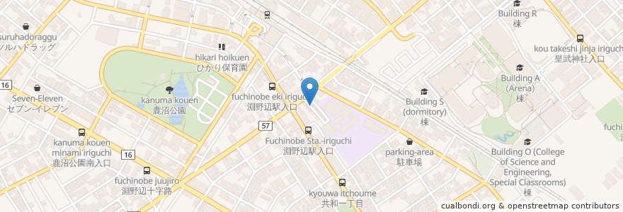 Mapa de ubicacion de 屋久島 en 일본, 가나가와현, 相模原市, 中央区.