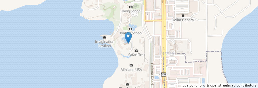 Mapa de ubicacion de Robot Pit Stop en Estados Unidos De América, Florida, Polk County.