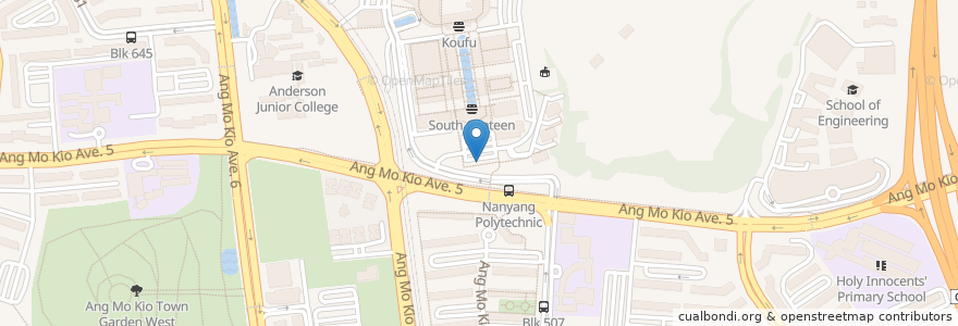 Mapa de ubicacion de Foodgle Hub en シンガポール, Central.