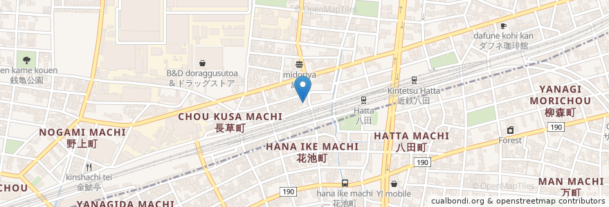 Mapa de ubicacion de 名鉄協商パーキング en Jepun, 愛知県, 名古屋市, 中村区, 中川区.