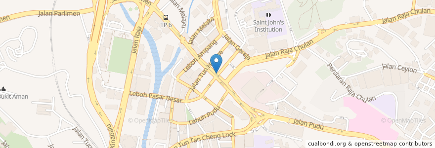 Mapa de ubicacion de President corner en Malaysia, Selangor, Kuala Lumpur.