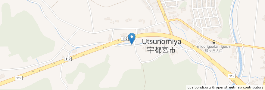 Mapa de ubicacion de Utsunomiya en Japón, Prefectura De Tochigi, Utsunomiya.