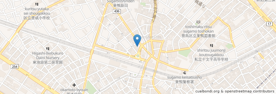 Mapa de ubicacion de 天下寿司 en اليابان, 東京都, 豊島区.