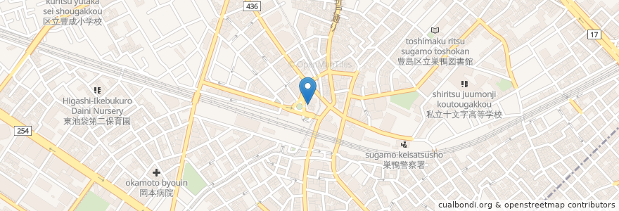 Mapa de ubicacion de Pronto en ژاپن, 東京都, 豊島区.