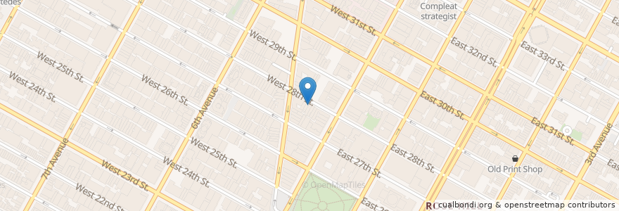Mapa de ubicacion de Made Nice en 美利坚合众国/美利堅合眾國, 纽约州 / 紐約州, 纽约, 纽约县, Manhattan, Manhattan Community Board 5.