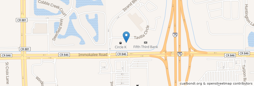 Mapa de ubicacion de McDonald's en United States, Florida, Collier County.