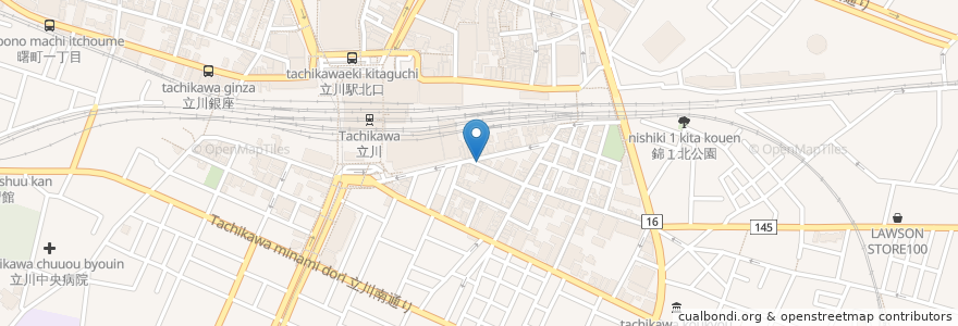 Mapa de ubicacion de ダンダン酒場 en ژاپن, 東京都, 立川市.