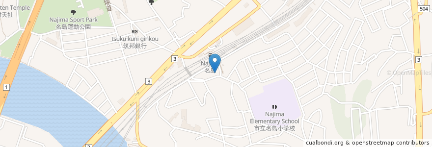 Mapa de ubicacion de まつうら歯科医院 en Jepun, 福岡県, 福岡市, 東区.
