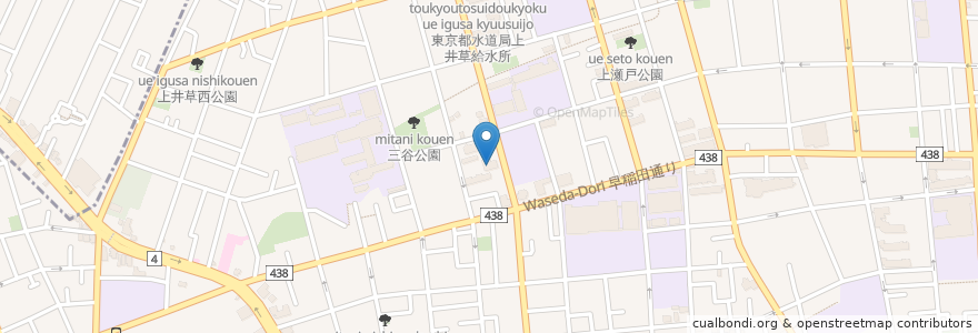 Mapa de ubicacion de 上井草子どもセンター en Japão, Tóquio, 杉並区.