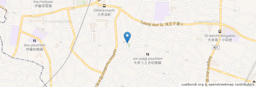Mapa de ubicacion de 水神社 en Japan, 東京都.