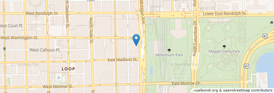 Mapa de ubicacion de Remington’s en United States, Illinois, Chicago.