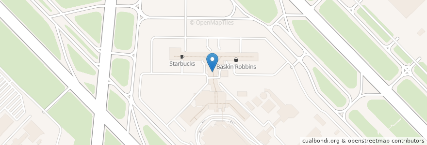 Mapa de ubicacion de Baskin-Robbins en États-Unis D'Amérique, Texas, Dallas, Dallas County.