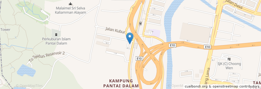 Mapa de ubicacion de Anuar Corner en مالزی, سلانگور, کوالا لامپور.