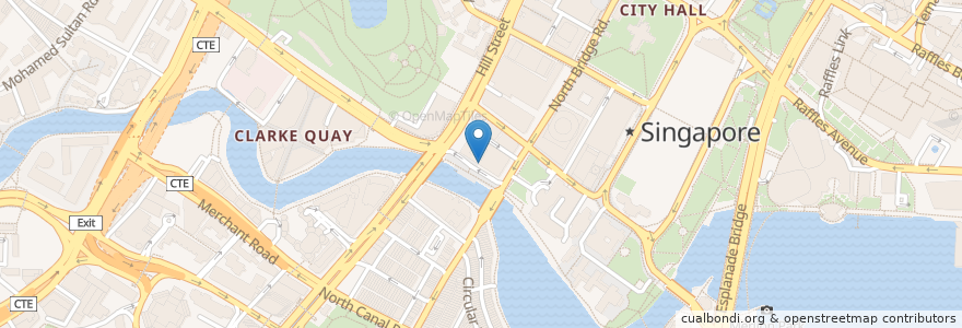 Mapa de ubicacion de BicycleHut en Singapur, Central.