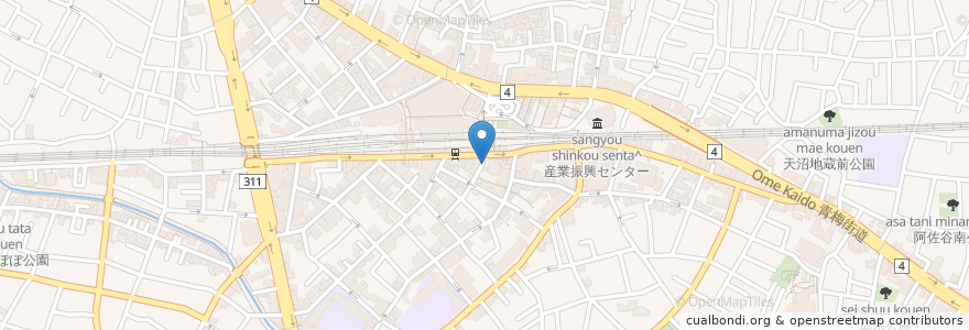 Mapa de ubicacion de 保育室荻窪第三 en Japon, Tokyo, 杉並区.
