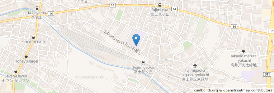Mapa de ubicacion de 久我山学童クラブ en Japan, 東京都, 杉並区.