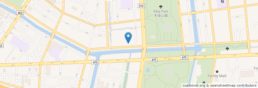 Mapa de ubicacion de ウェルネス木場公園クリニック en 일본, 도쿄도, 江東区.