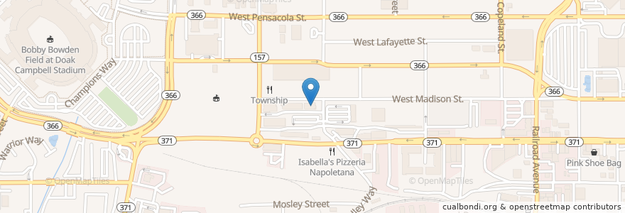 Mapa de ubicacion de Vale Food Co. en United States, Florida, Leon County, Tallahassee.