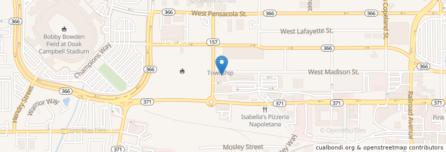 Mapa de ubicacion de Centrale Italian Parlour en Amerika Syarikat, Florida, Leon County, Tallahassee.