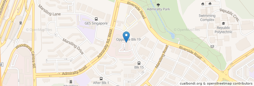 Mapa de ubicacion de UOB en シンガポール, Northwest.