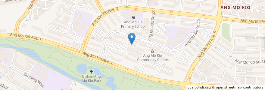 Mapa de ubicacion de UOB en سنغافورة, Central.