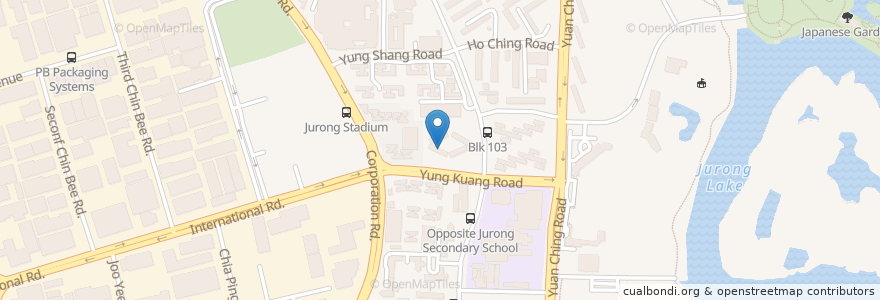 Mapa de ubicacion de UOB en 新加坡, 西南区.
