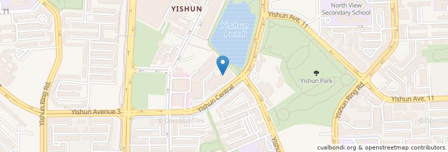 Mapa de ubicacion de UOB en シンガポール, Northwest.